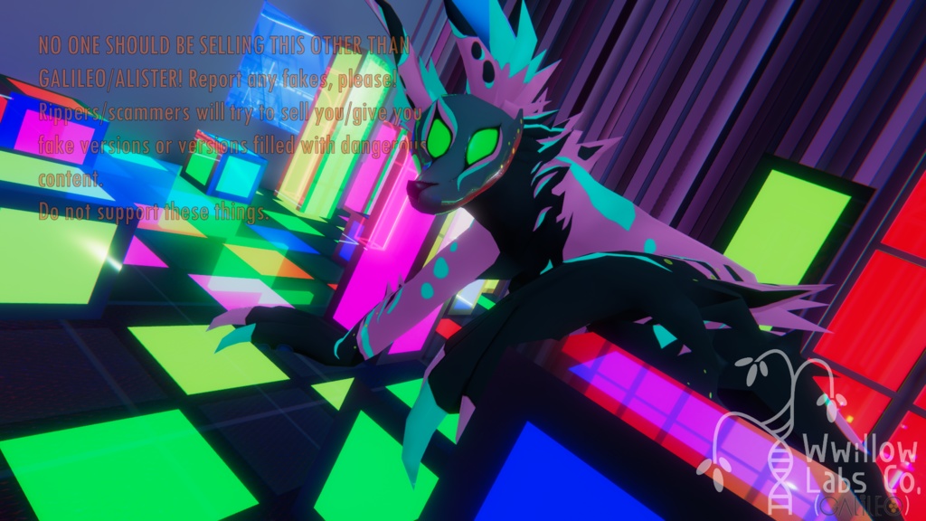 GALILEO || ✨ NEON VULPINE 🦊 for VRC (QUEST/PC)