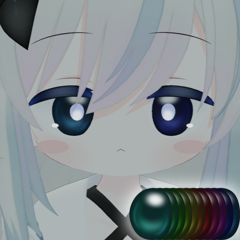 【無料 / Free】シンプルで深みのある目のテクスチャ【ネメシス / エルシオン】