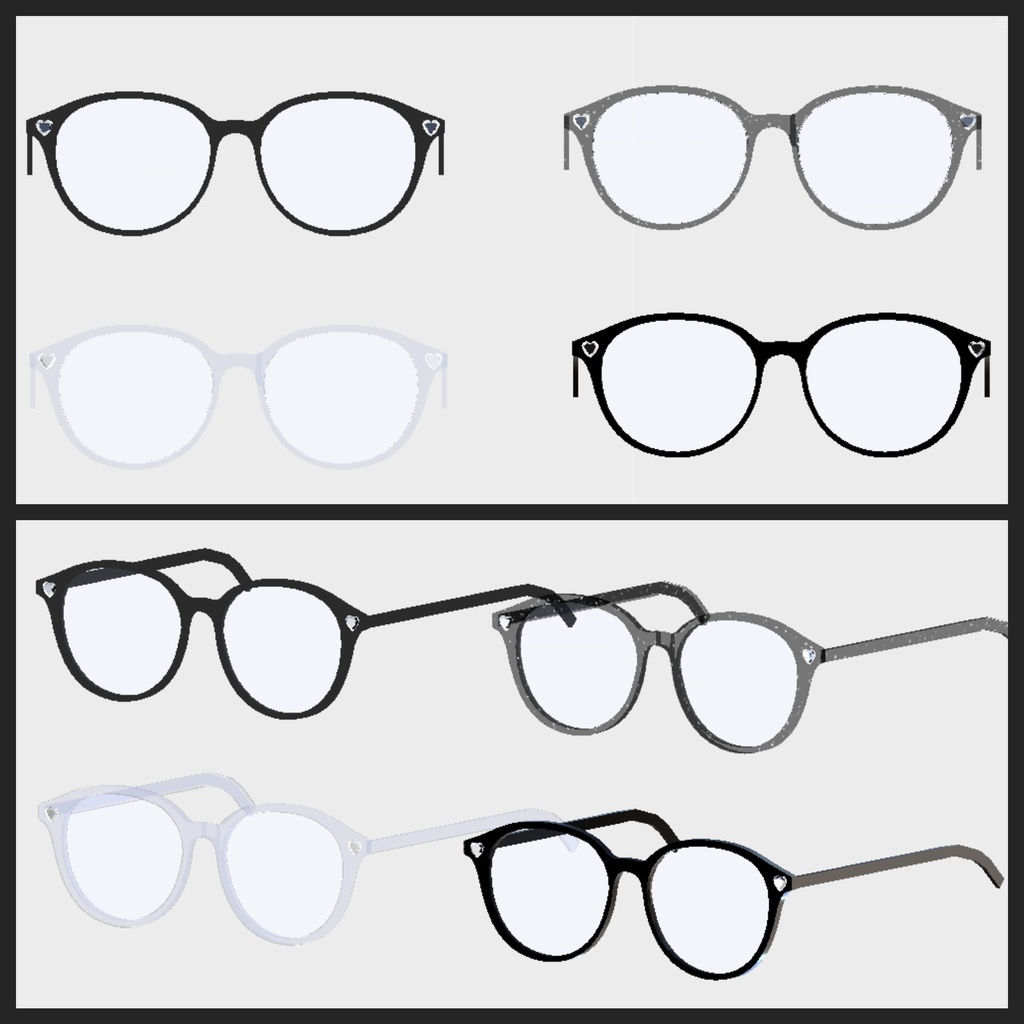 Heart Glasses ハートメガネ