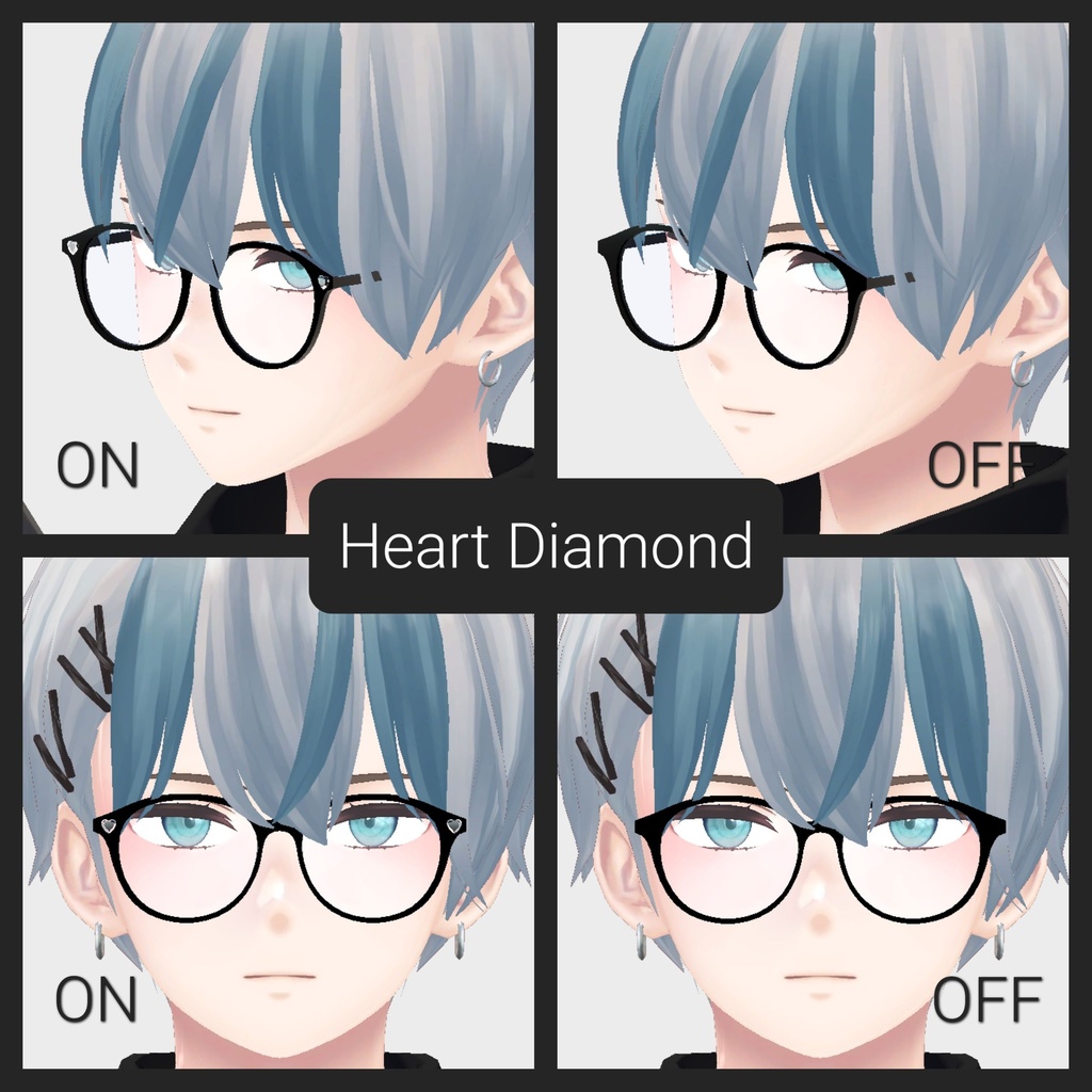 Heart Glasses ハートメガネ