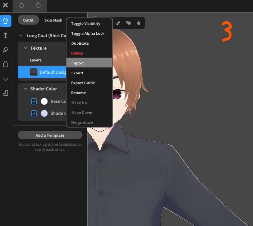 Male Idol style blazer suit Texture for VRoid - 5 colors / Costume blazer brodé façon idol pour VRoid - 5 couleurs / アイドル系金レースメンズスーツ(全5種)