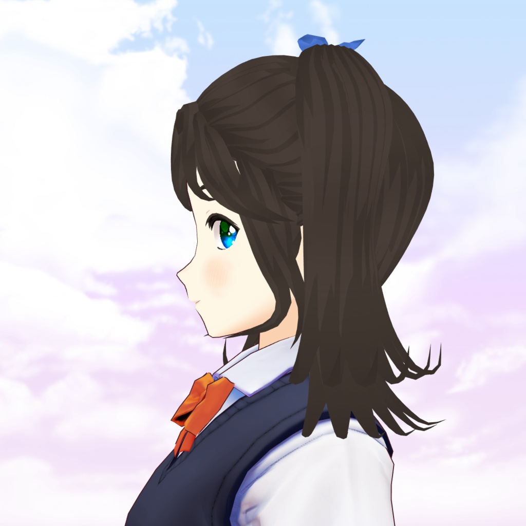 VRoid Beta hair preset - twintails / Coupe de cheveux pour VRoid - couettes / VRoid ツインテール髪プリセット