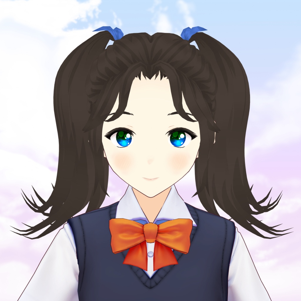 VRoid Beta hair preset - twintails / Coupe de cheveux pour VRoid - couettes / VRoid ツインテール髪プリセット
