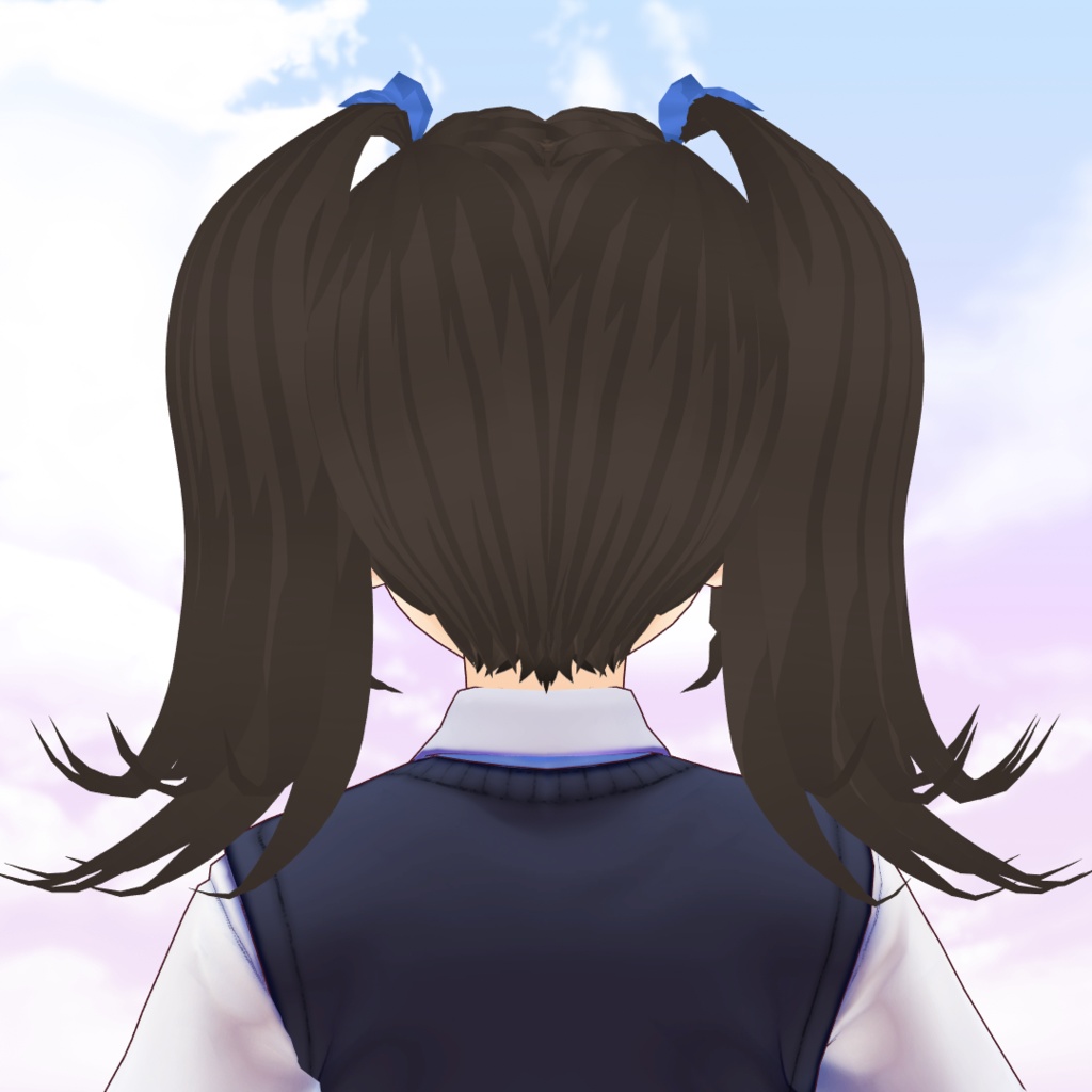 VRoid Beta hair preset - twintails / Coupe de cheveux pour VRoid - couettes / VRoid ツインテール髪プリセット