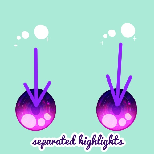 Space Eye Texture 10 colors set + highlights / Texture d'yeux pour VRoid set de 10 couleurs + highlights / 宇宙 瞳テクスチャセット(全10種)