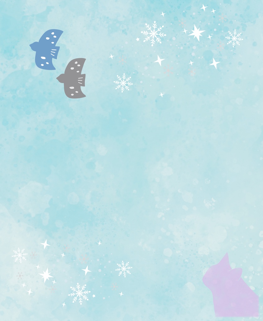 冬空と、小さな気配