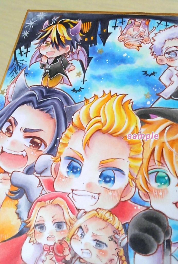 専用ケース付属 手描きイラスト 場地圭介 正規品l5倍 ハンドメイド Rspg Spectrum Eu