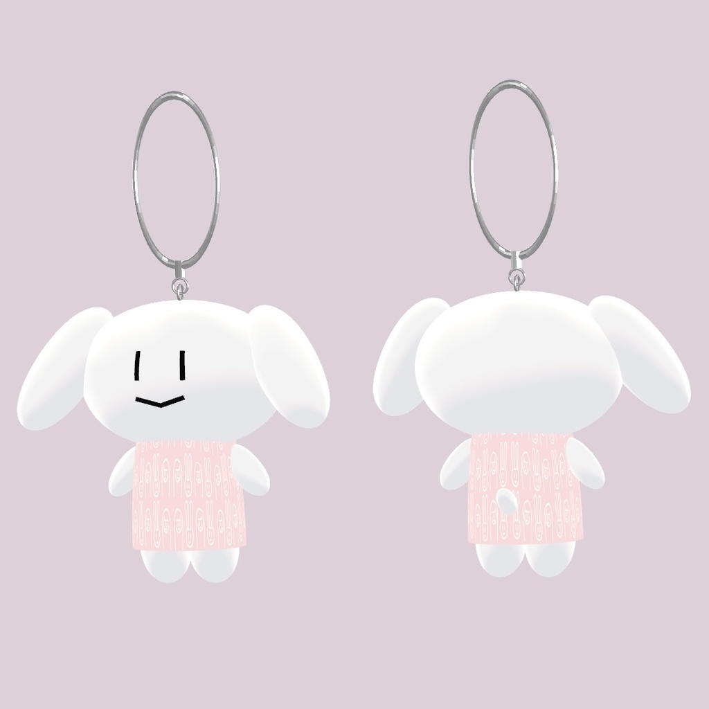 【無料/Free】犬のストラップ【VRChat想定】