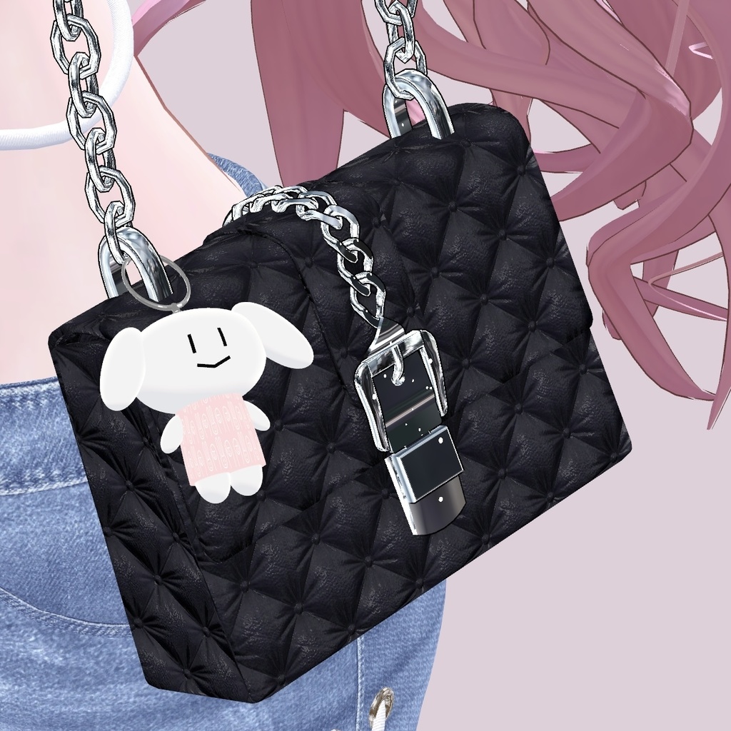 【無料/Free】犬のストラップ【VRChat想定】