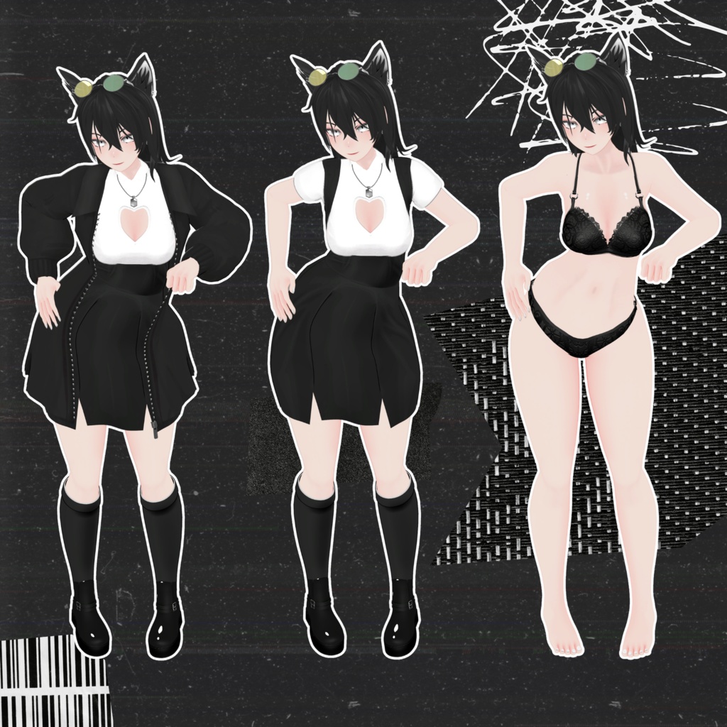 【オリジナル3DモデルVR】 Aiyin アイイン