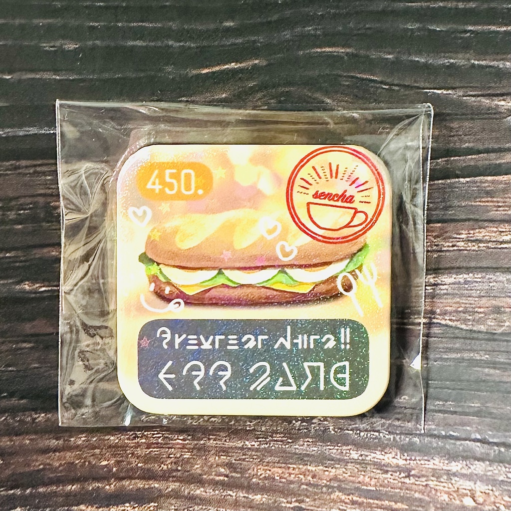 サンドウィッチ缶バッジ