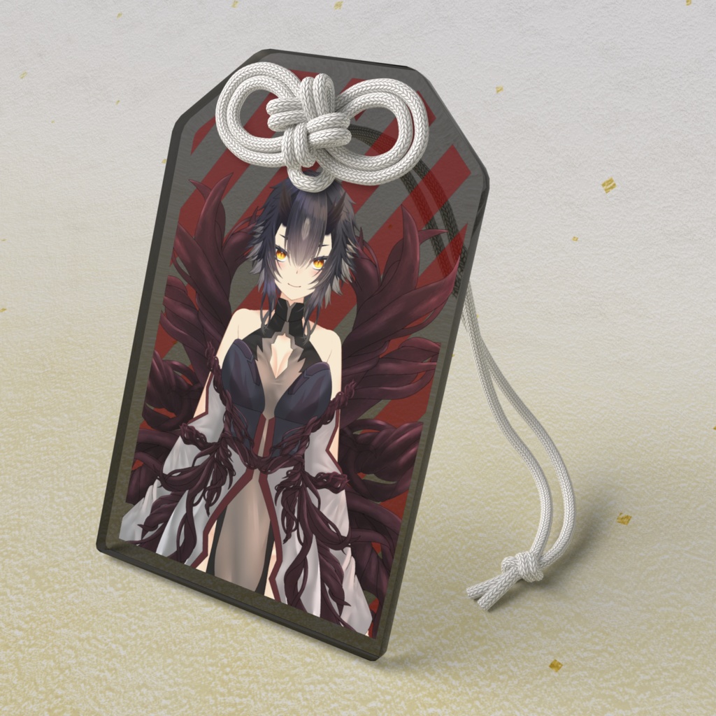 お守りアクリルキーホルダー