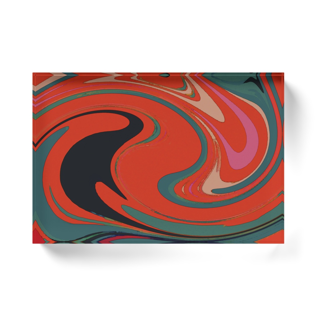 継粉の数珠繋ぎ  背景アクリルブロック