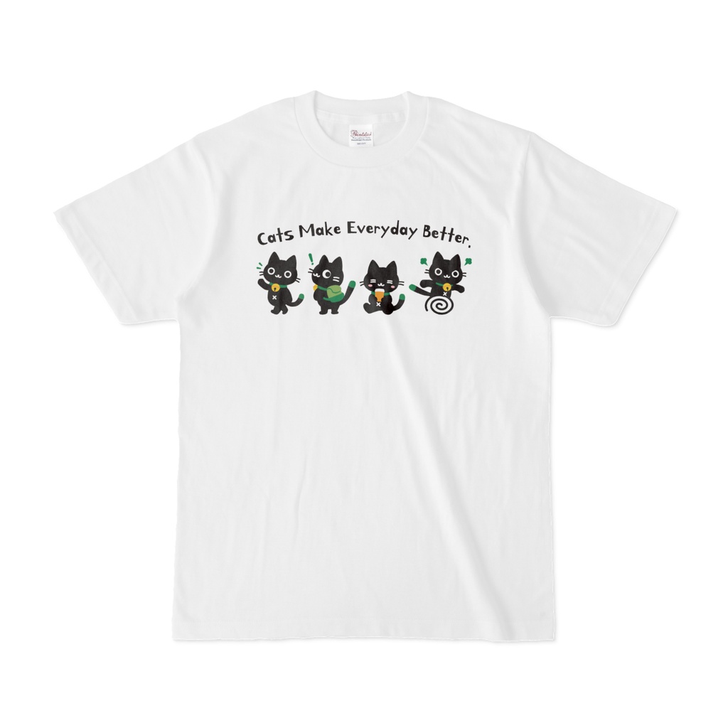黒猫TシャツB