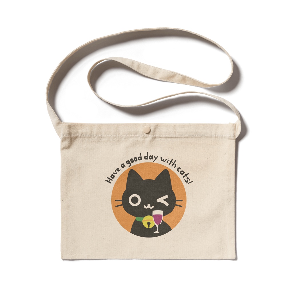 黒猫サコッシュA