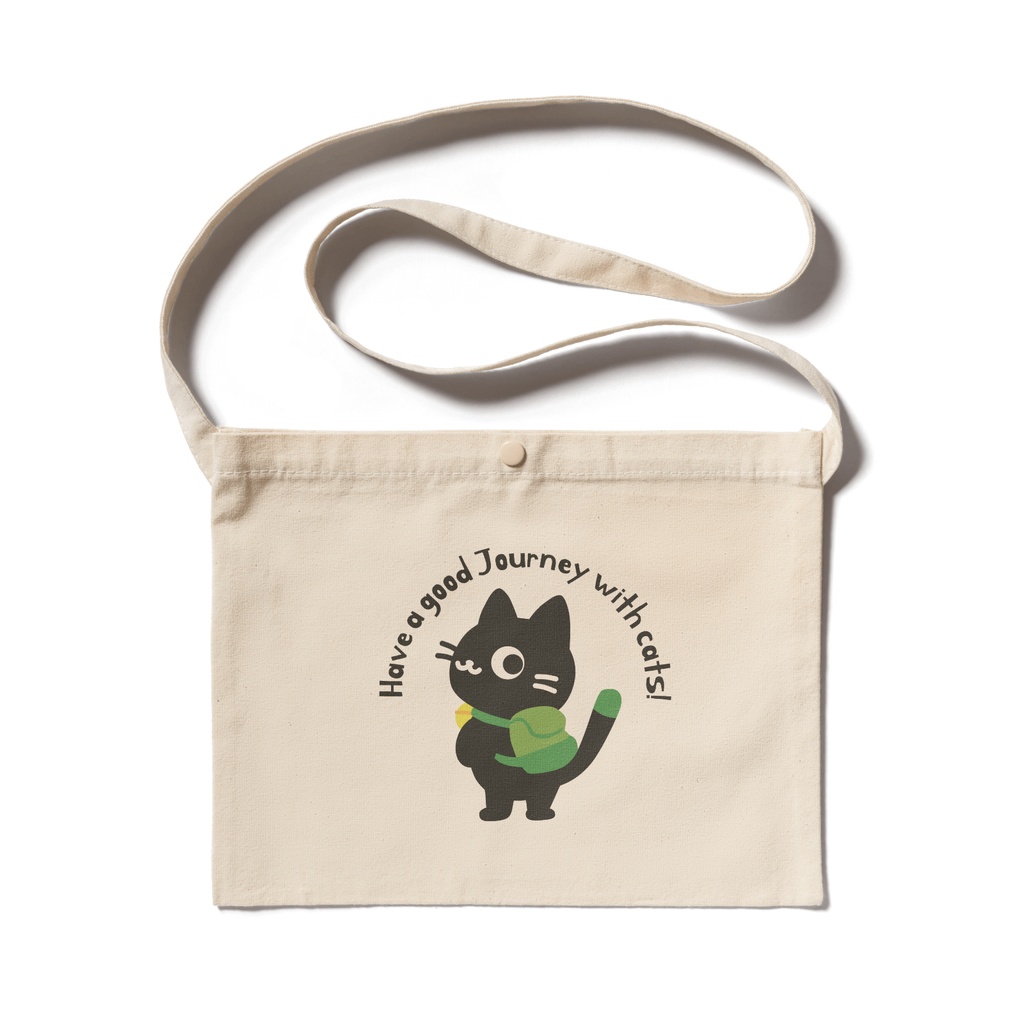 黒猫サコッシュB