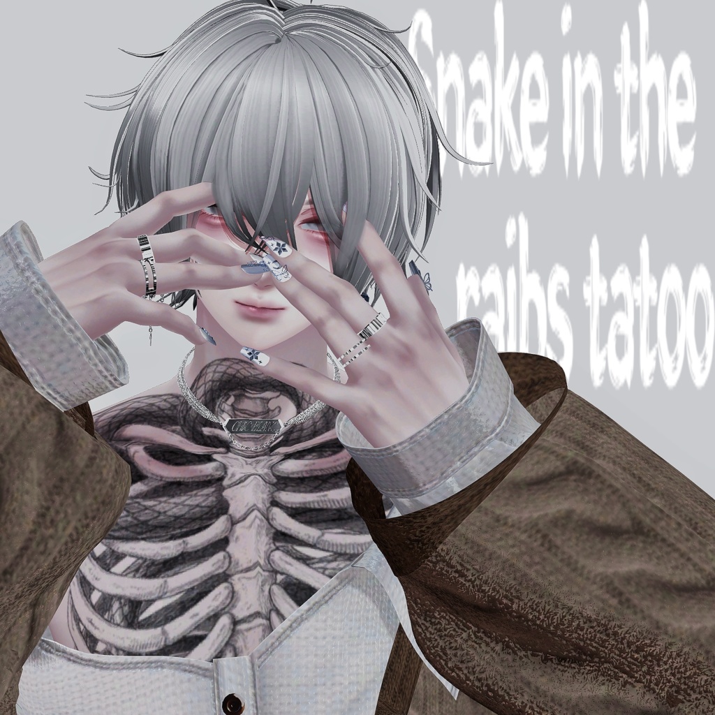 Snake in the raibs tatoo - 肋骨に蛇を