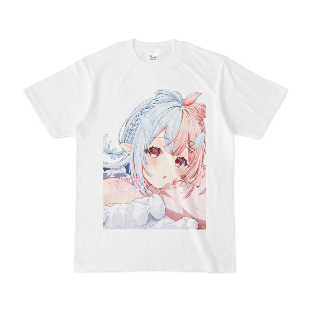 恋羽添い寝Tシャツ