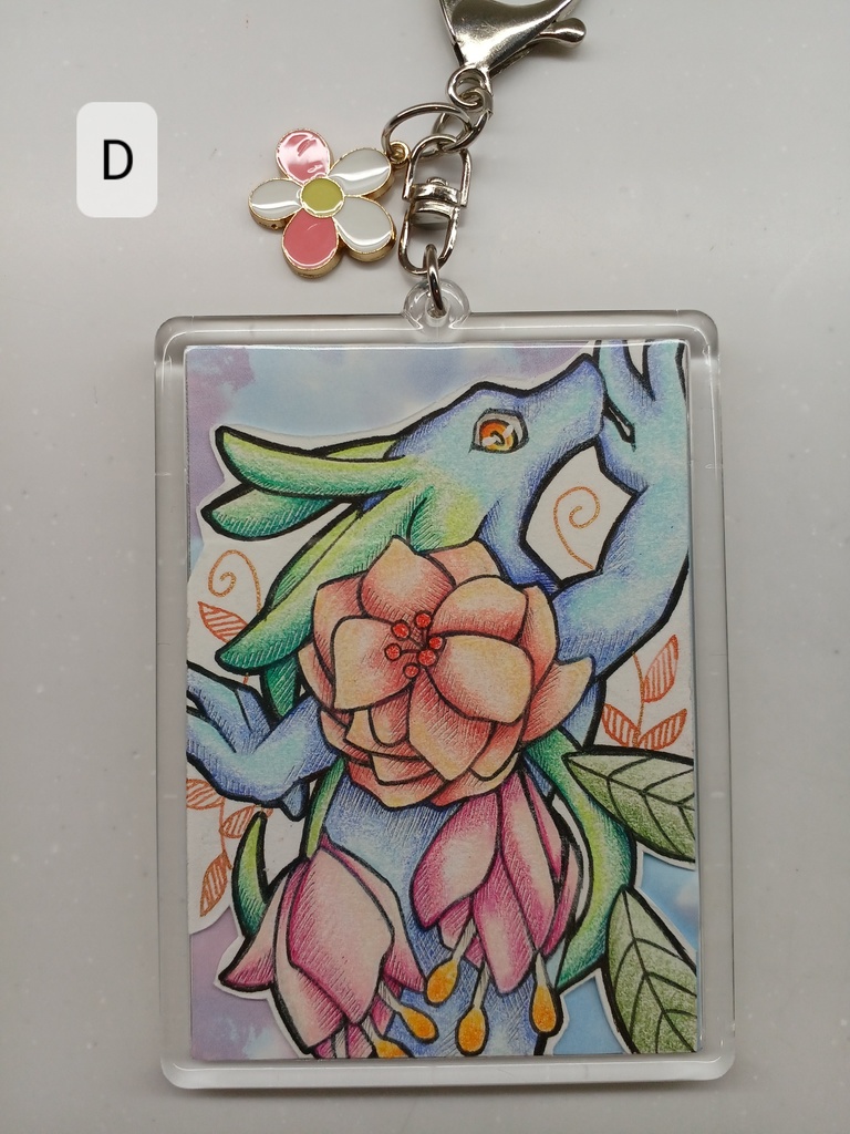 原画入りキーホルダー(トレカサイズ)