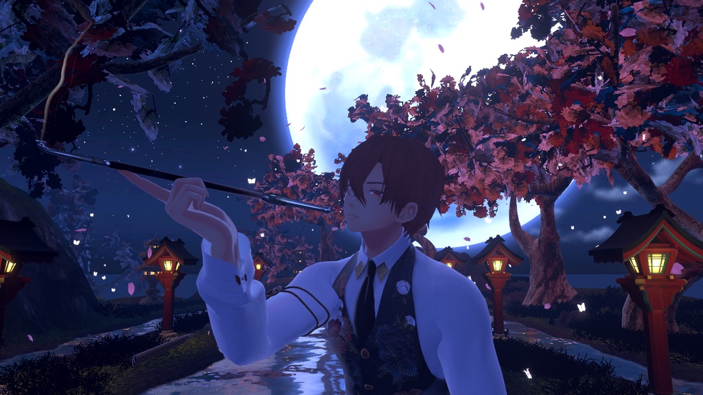 キセル(煙パーティクル付き)