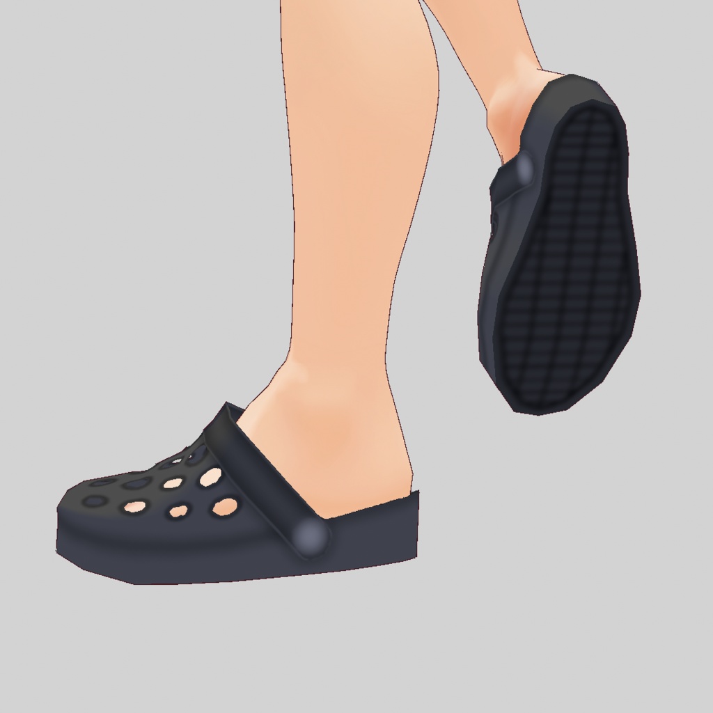 【VRoid用】クロックス風サンダルテクスチャ (10色)