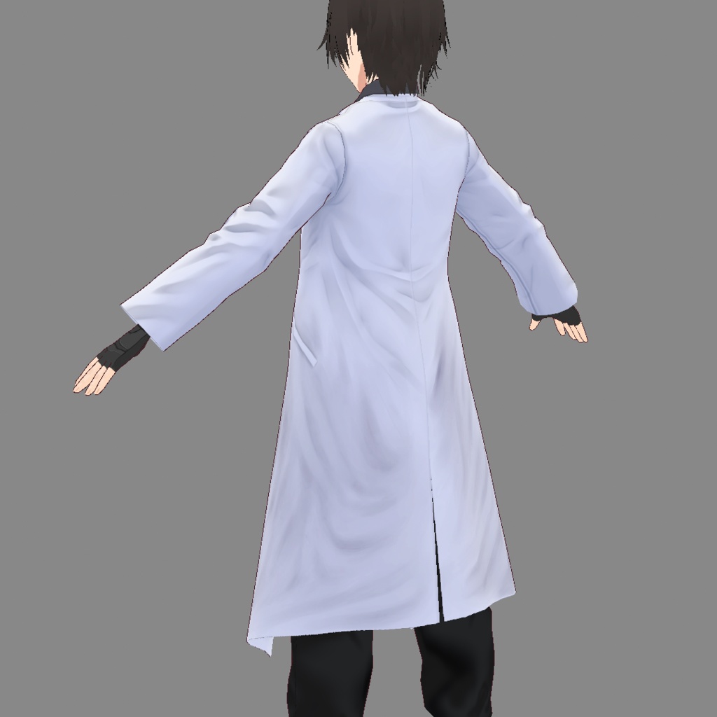 【VRoid用】シワだらけの白衣