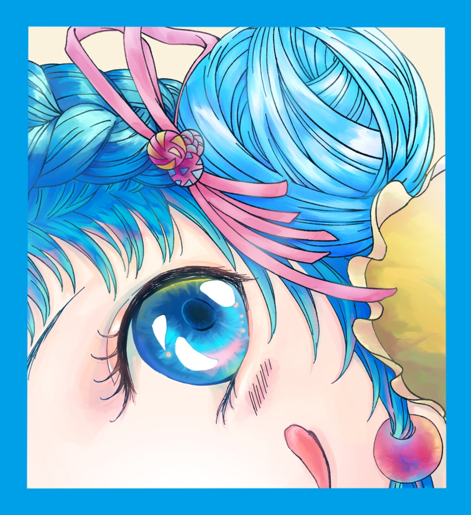 DO APPU GIRLS アクリルキーホルダー - cyan -