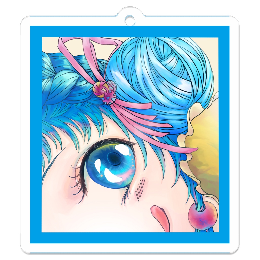 DO APPU GIRLS アクリルキーホルダー - cyan -