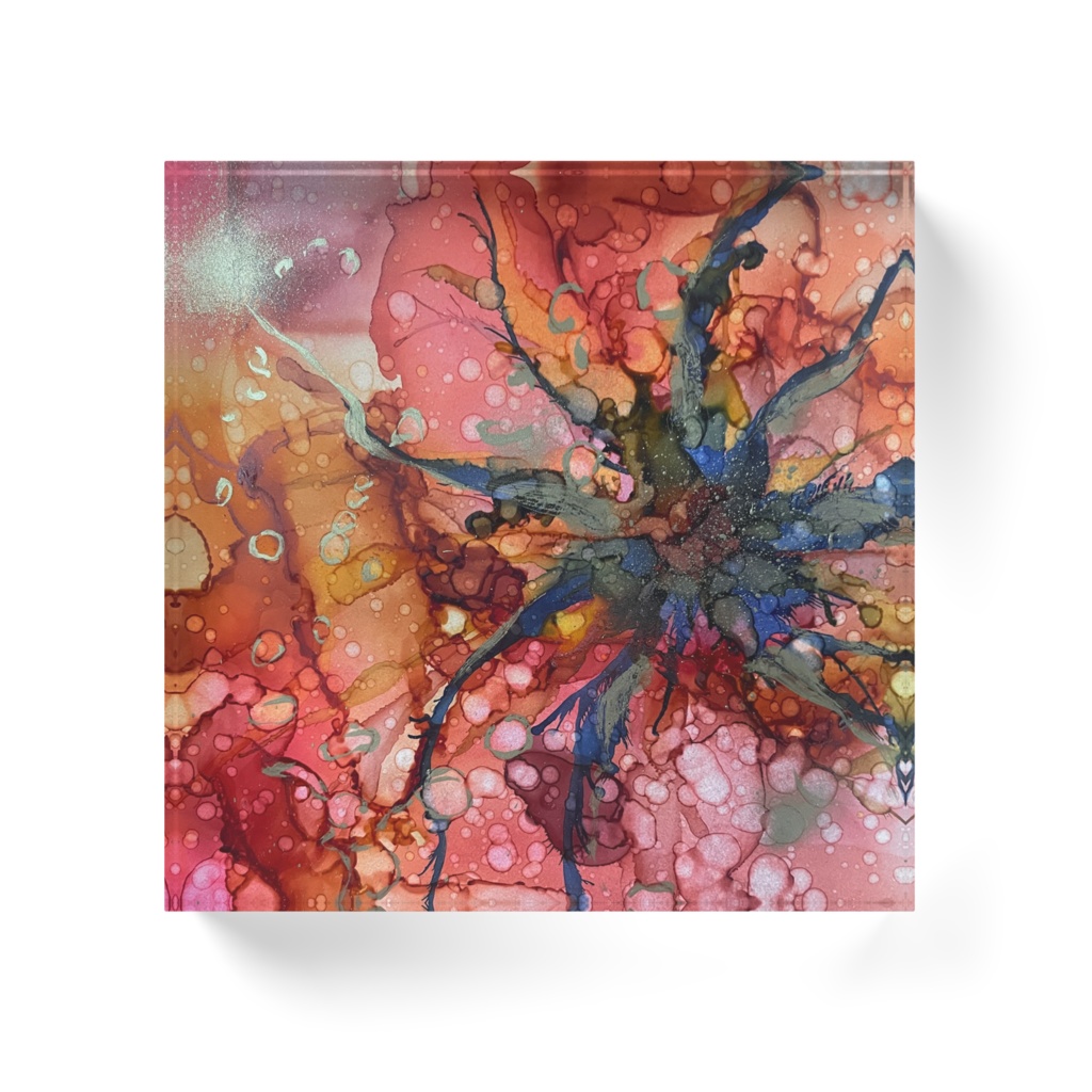 アクリルブロック アート静寂と情熱