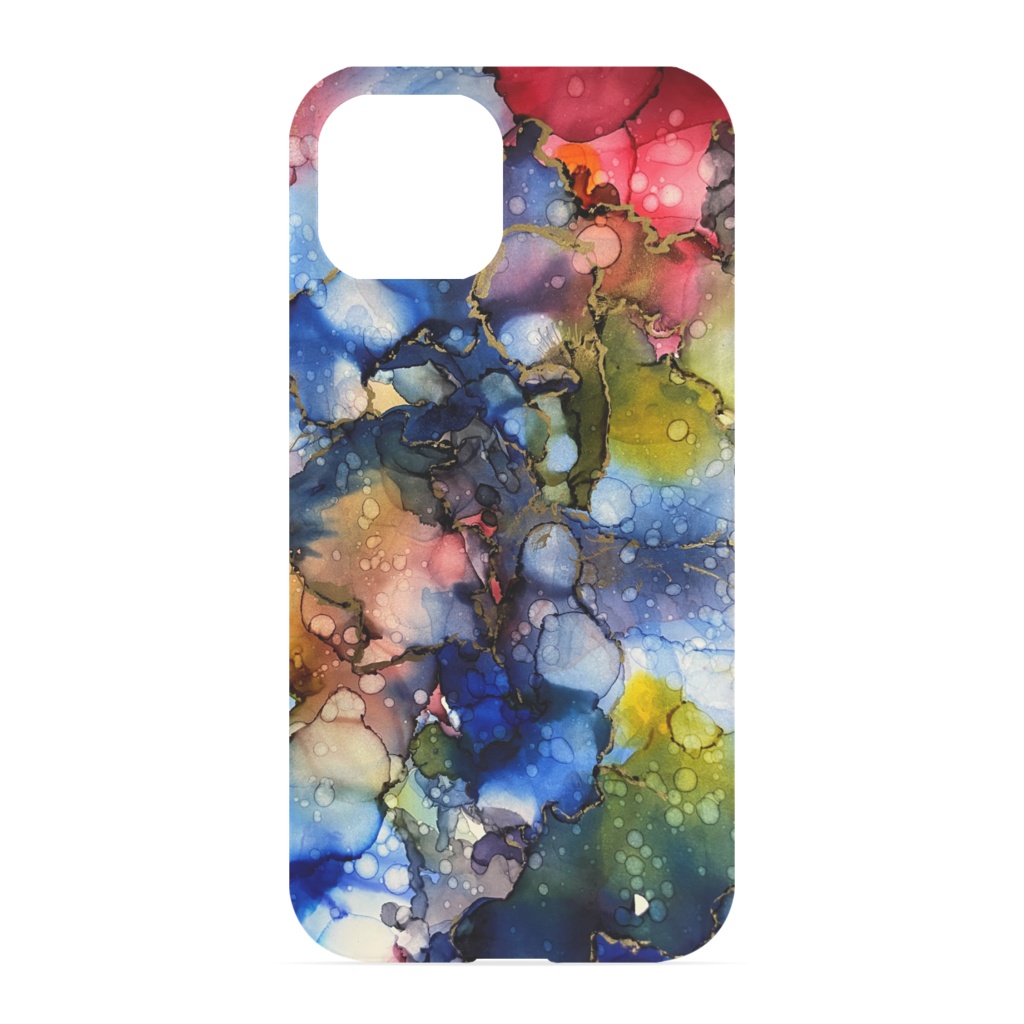iPhoneケース　アート色彩
