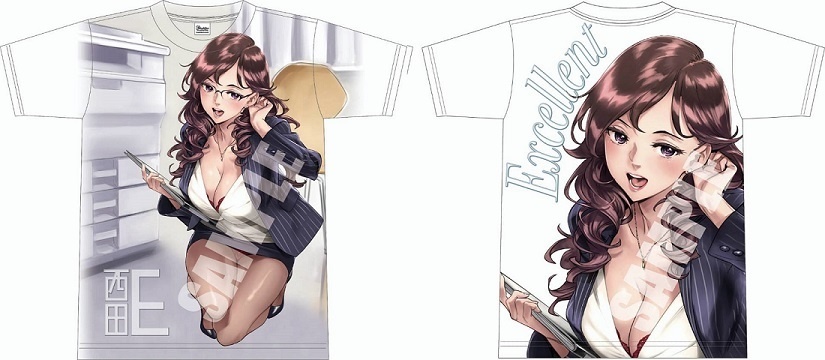 【受注生産】西E田 フルグラフィックTシャツ 01オリジナルカラー