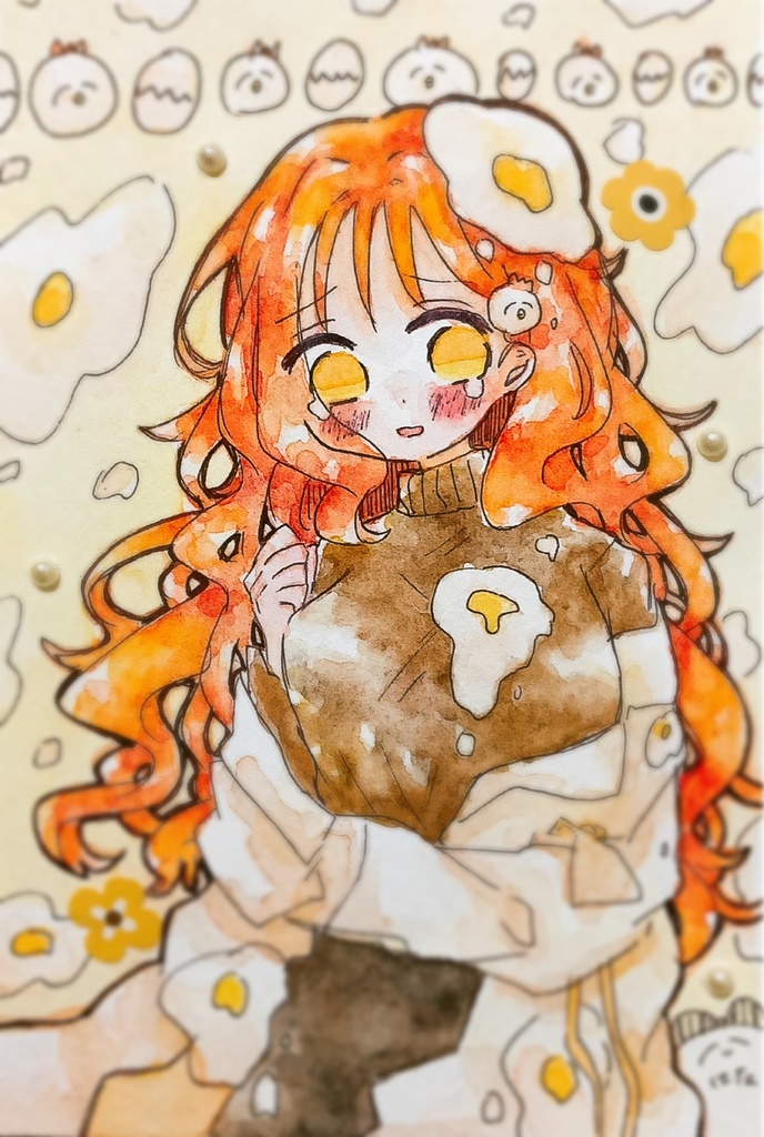 原画『朝のなきごえ』