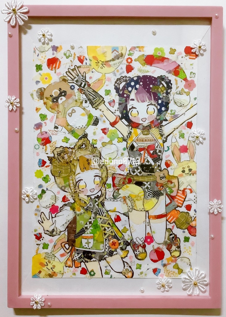 原画『ヨォーヨちゃんと香菱ちゃん』