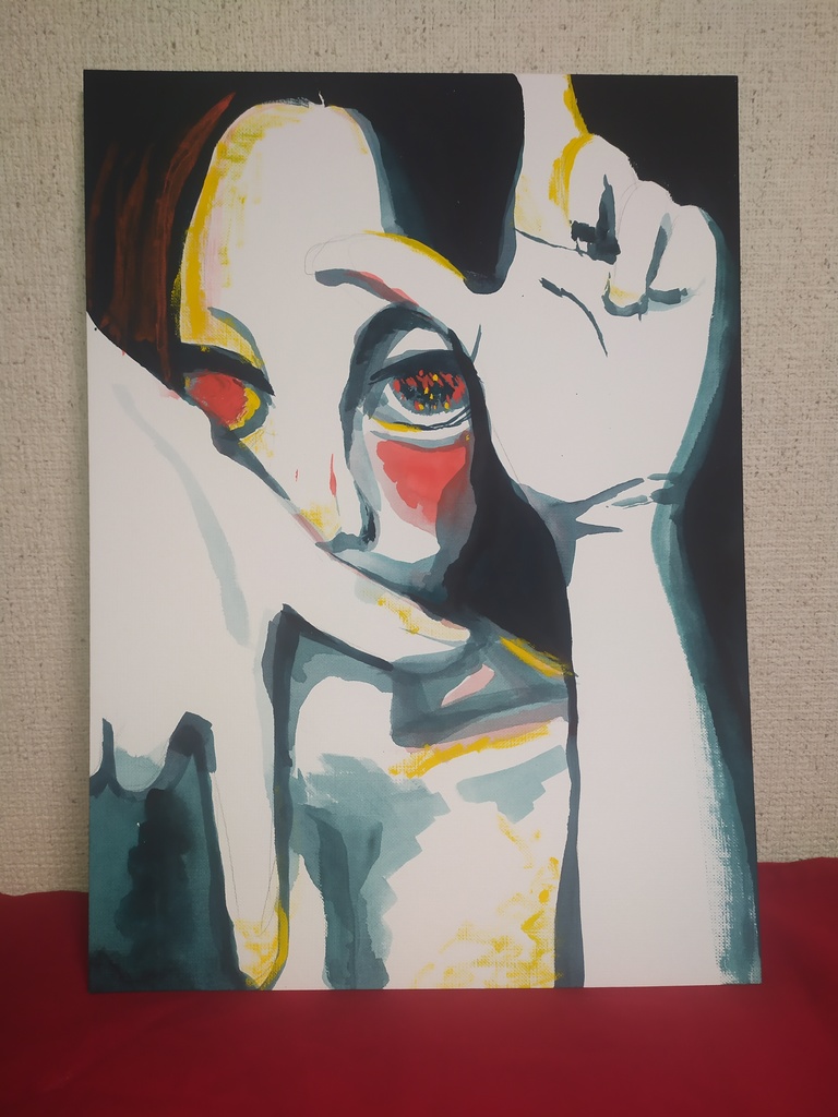 ドローイング作品『天上天下唯我独尊』