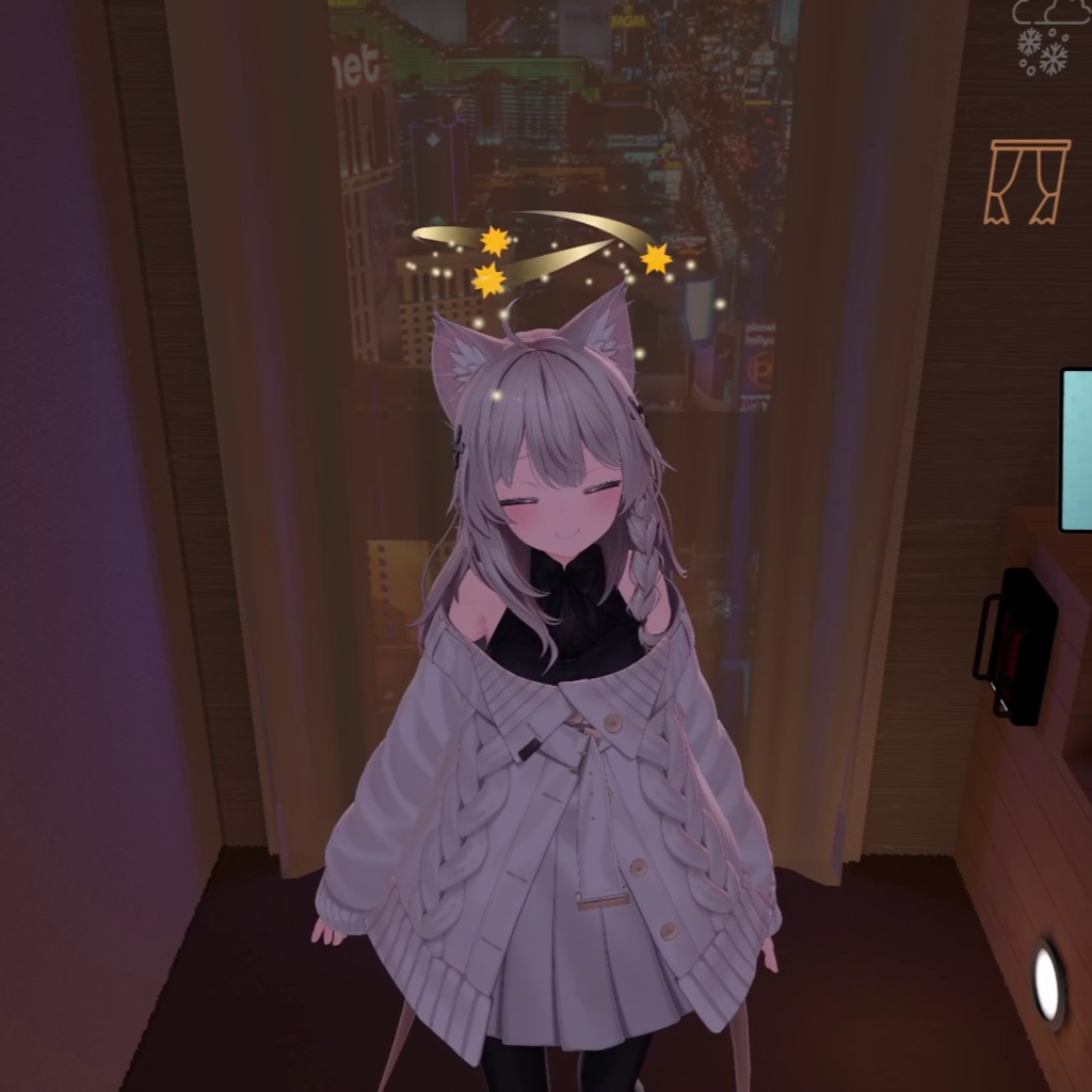 【アクセサリ】ノックアウト ヘイロー【VRC想定・MA対応】