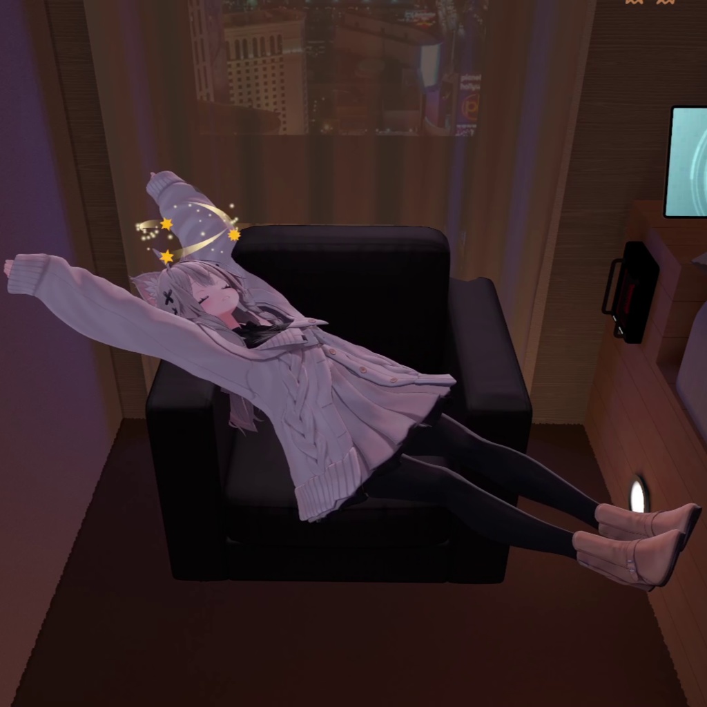 【アクセサリ】ノックアウト ヘイロー【VRC想定・MA対応】