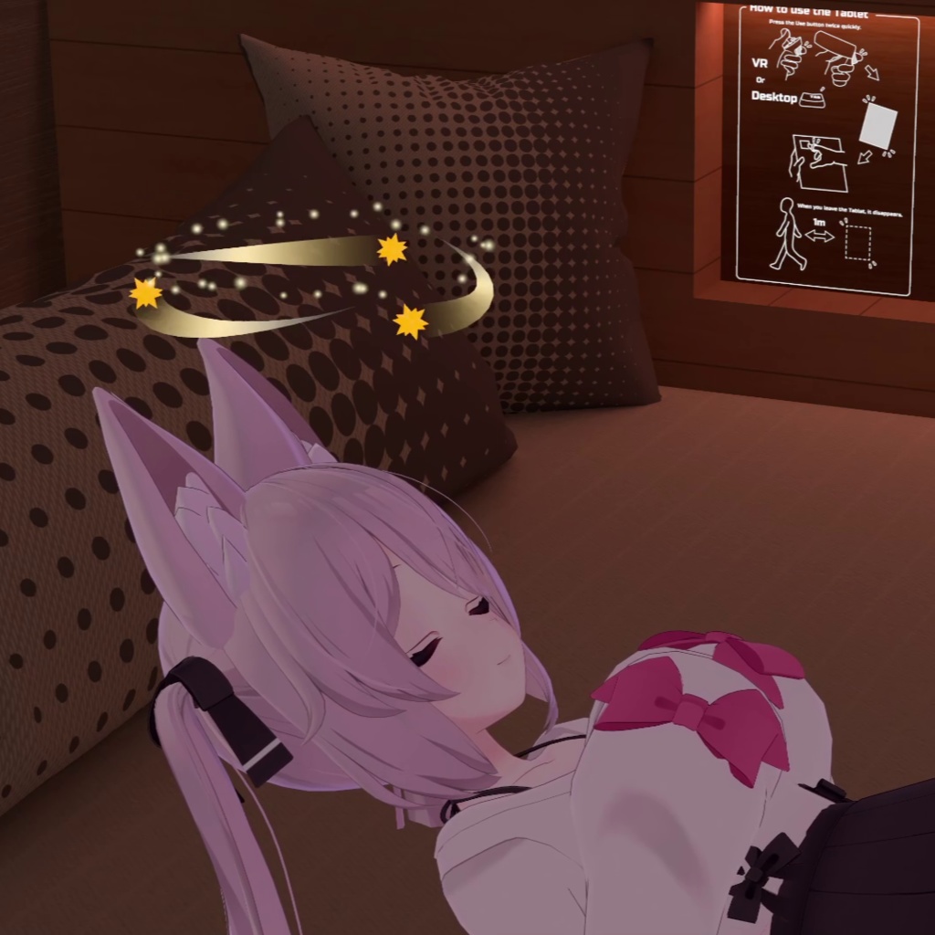 【アクセサリ】ノックアウト ヘイロー【VRC想定・MA対応】