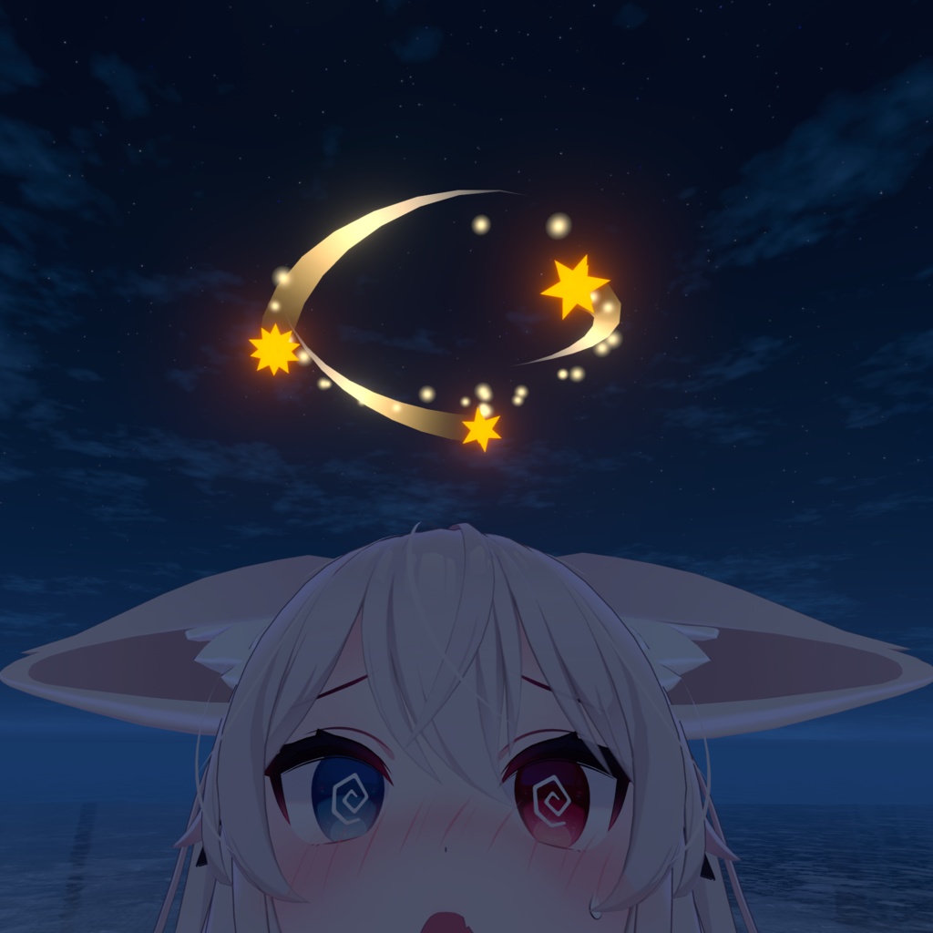 【アクセサリ】ノックアウト ヘイロー【VRC想定・MA対応】