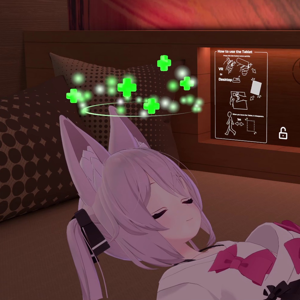 【アクセサリ】ヒーリング ヘイロー【VRC想定・MA対応】