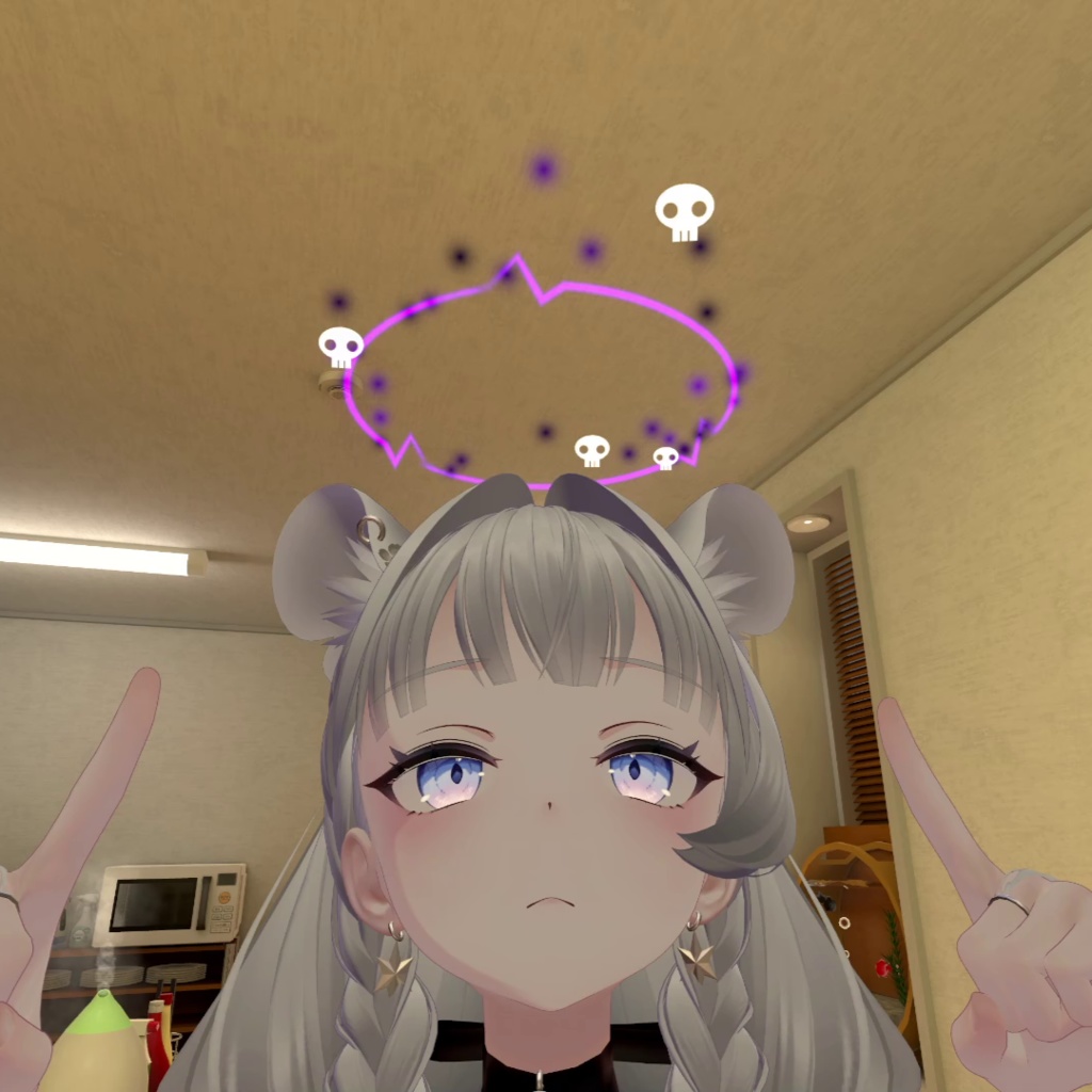 【アクセサリ】デッドリィヘイロー【VRC想定・MA対応】