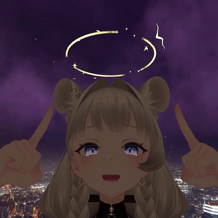 【アクセサリ】パラライズヘイロー【VRC想定・MA対応】