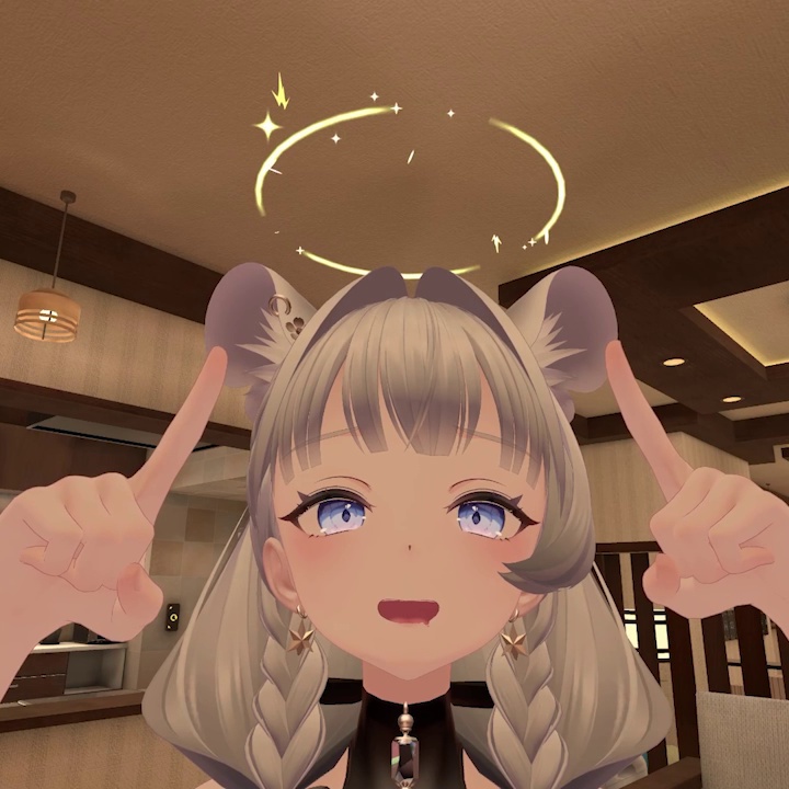 【アクセサリ】パラライズヘイロー【VRC想定・MA対応】