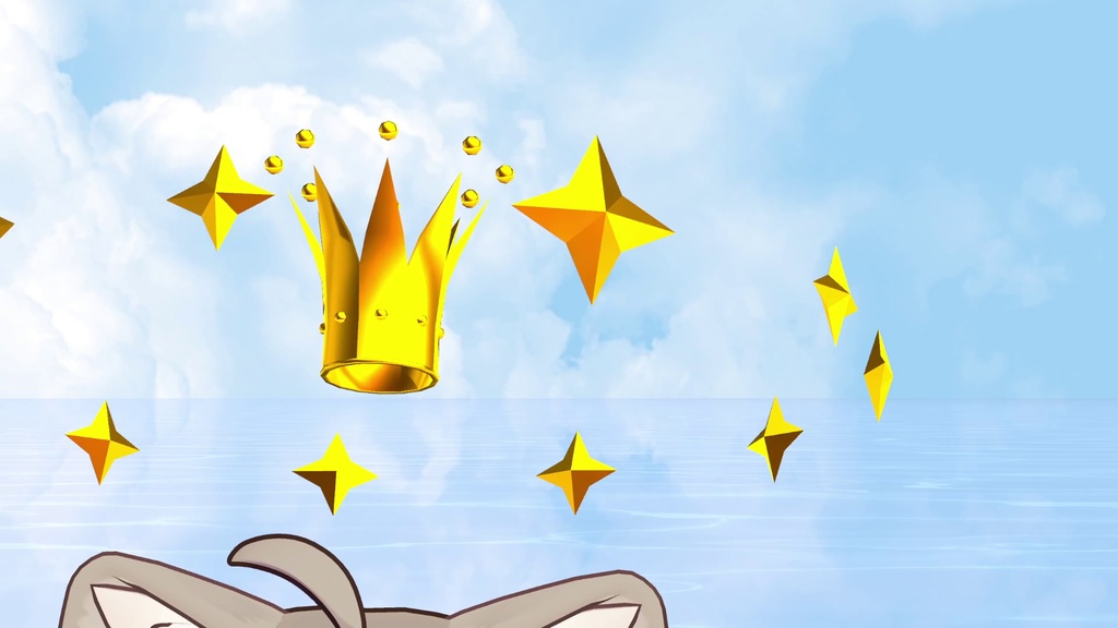 【アクセサリ】不屈のヘイロー【VRC想定・PhysBone】