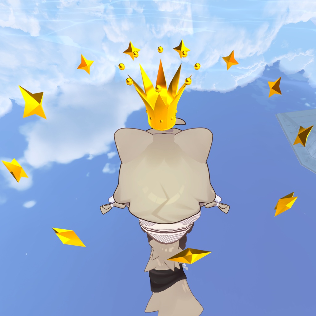 【アクセサリ】不屈のヘイロー【VRC想定・PhysBone】