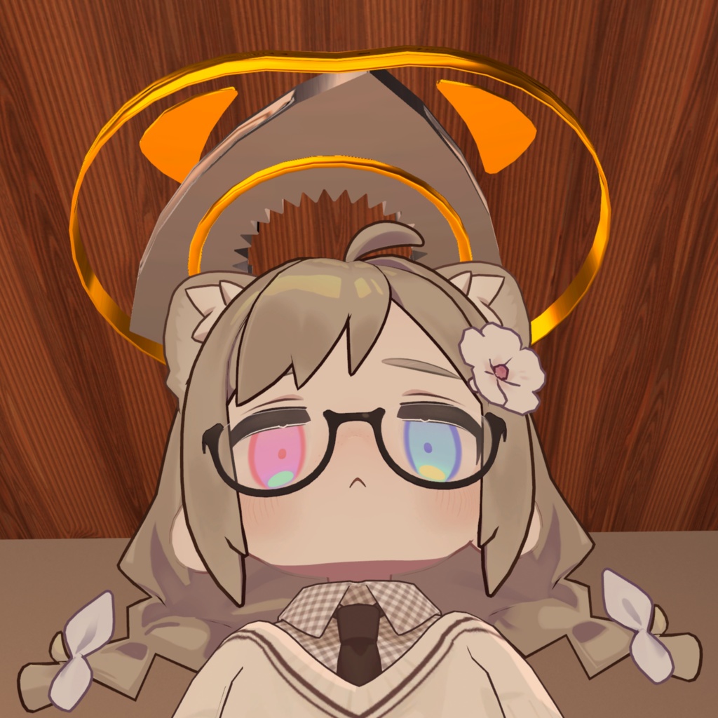 【アクセサリ】鼓動のヘイロー【VRC想定・PhysBone】