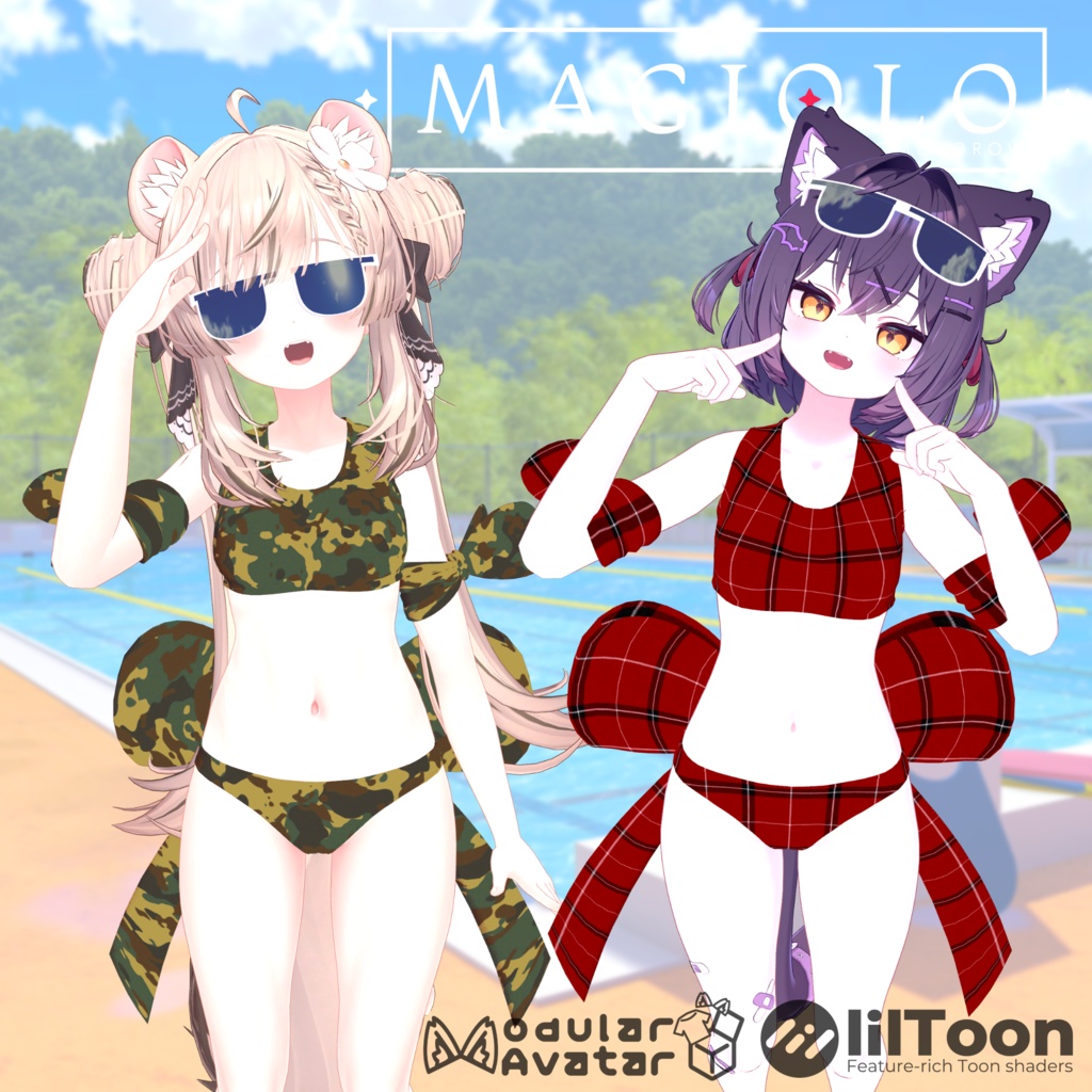 【8アバター対応:水着】Tropicoral トロピコーラル 🐠 【VRChat用】