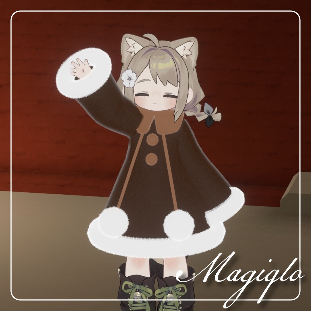 【無料あり】【セール】Pudding A La Coat プリン・ア・ラ・コート 【複数アバター対応予定】【VRChat用】