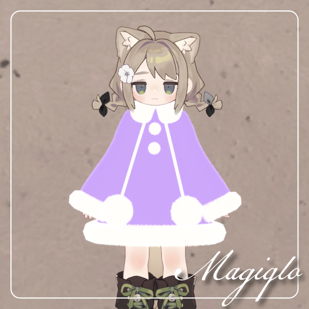 【無料あり】Pudding A La Coat プリン・ア・ラ・コート 【複数アバター対応】【VRChat用】