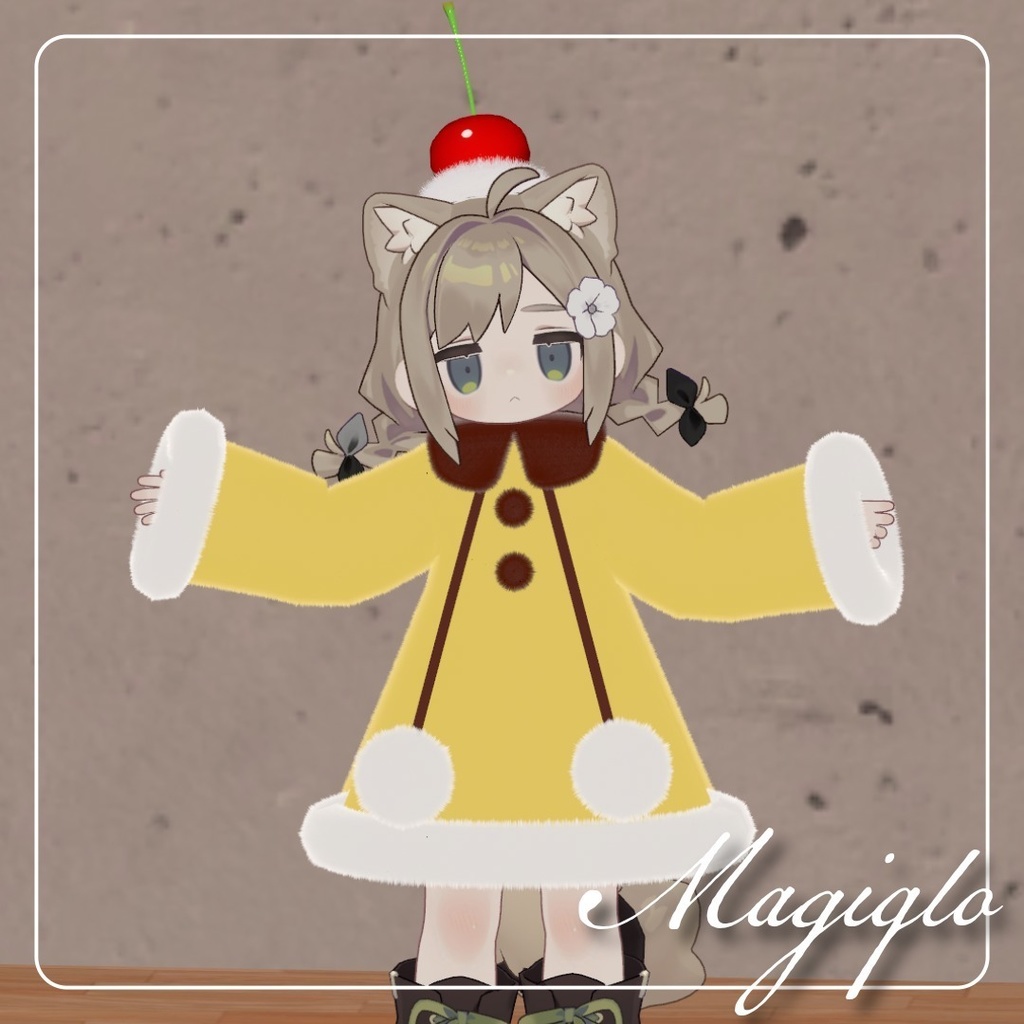 【無料あり】【セール】Pudding A La Coat プリン・ア・ラ・コート 【複数アバター対応予定】【VRChat用】