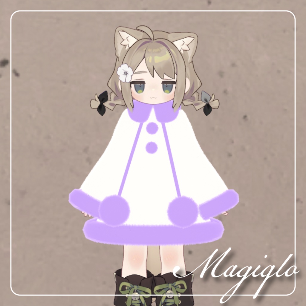 【無料あり】Pudding A La Coat プリン・ア・ラ・コート 【複数アバター対応】【VRChat用】
